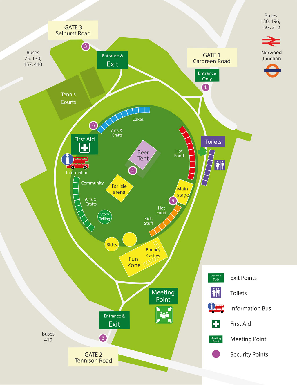 South Norwood Festival Map 2022